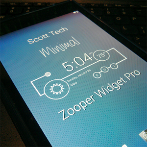 Minimal - Zooper Widget Pro.apk 4.20