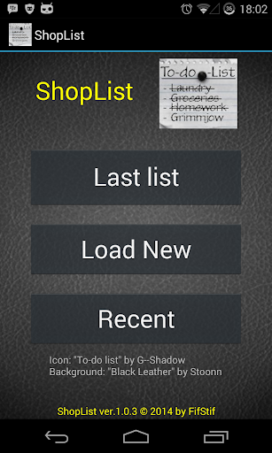 THE Easy Shopping List