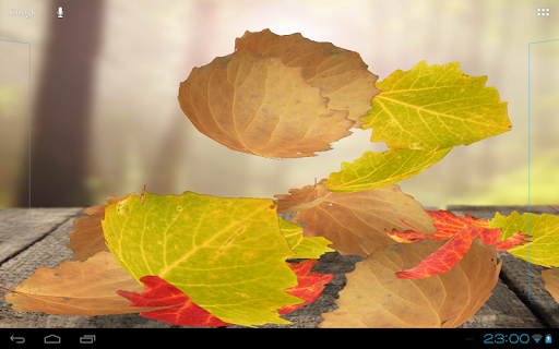 【免費個人化App】Falling Leaves 3D Wallpaper-APP點子