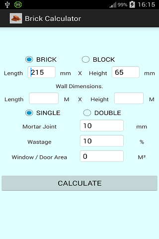 BRICK CALCULATOR