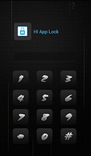 HI AppLock Simple Black Theme