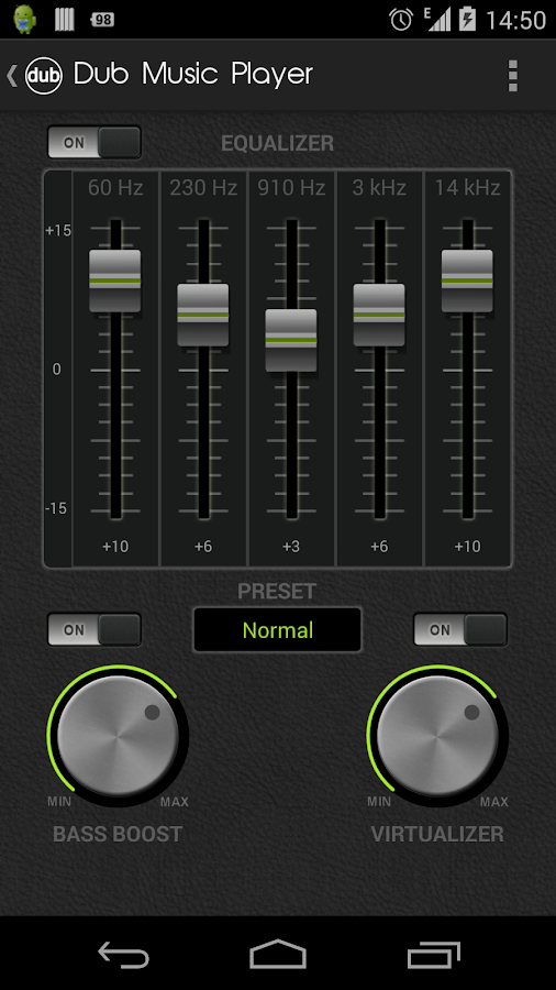 Dub Music Player + Equalizer - screenshot