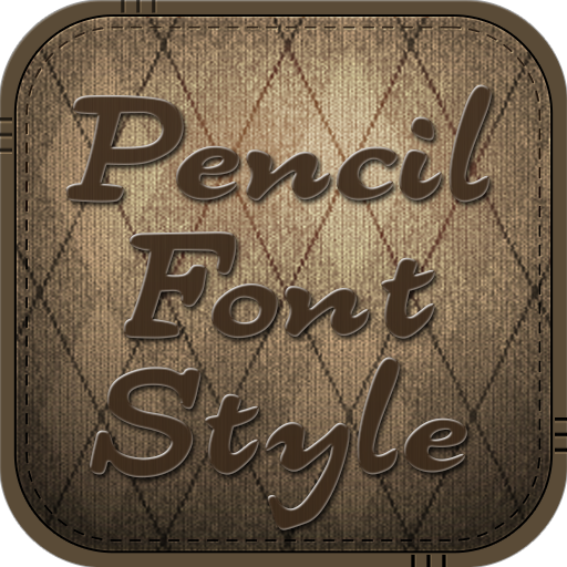 Pencil Font Style LOGO-APP點子