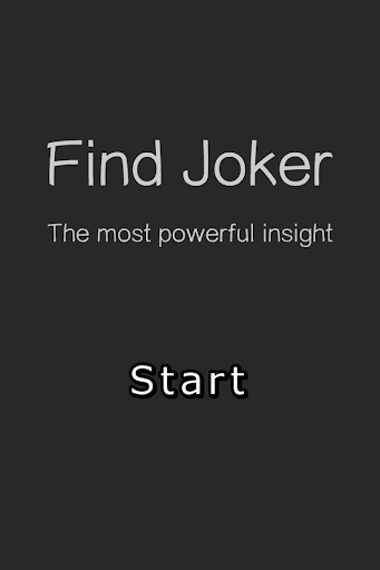 Find Joker - Powerful insight