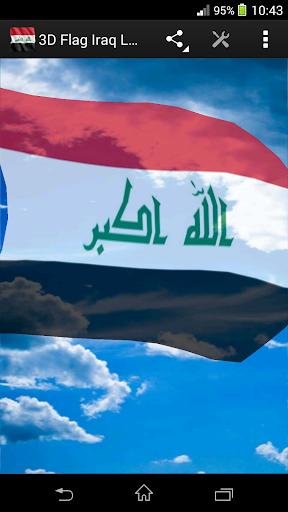 3D Flag Iraq LWP