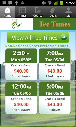 Orange Lake Golf Tee Times