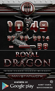 How to install Dragon Clock Widget royal 2.30 unlimited apk for pc