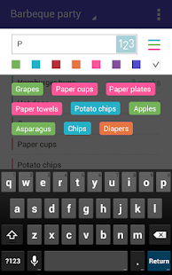 Buy Me a Pie! Grocery List - screenshot thumbnail
