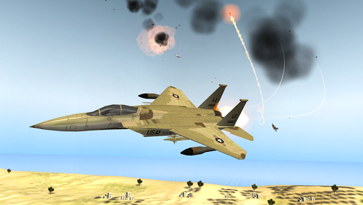 3D Desert Strike Plane Combat