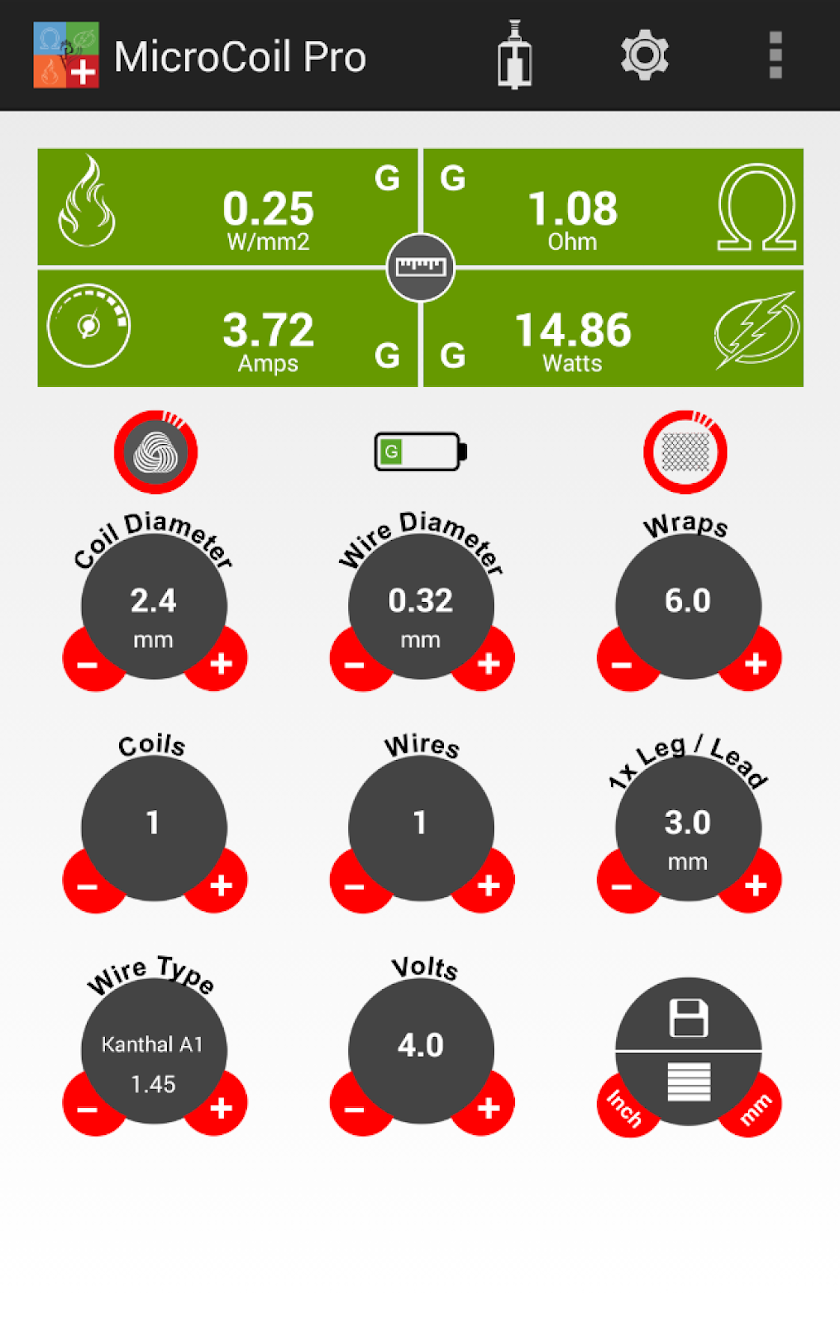 MicroCoil Pro (Swiss VP) Screen 1