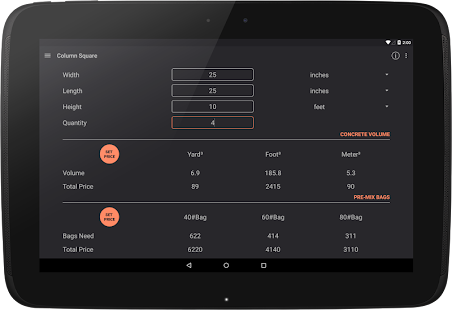 Binder - Concrete Calculator(圖6)-速報App