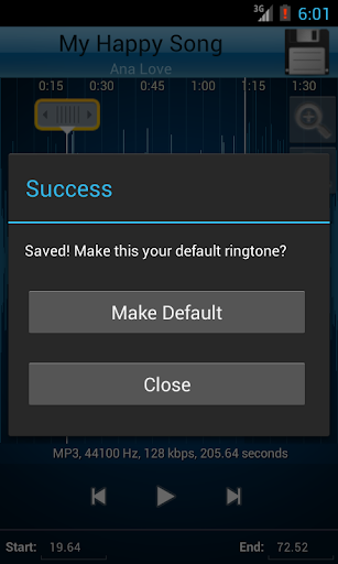 MP3 Cutter and Ringtone Makeru266b 2.1 screenshots 5