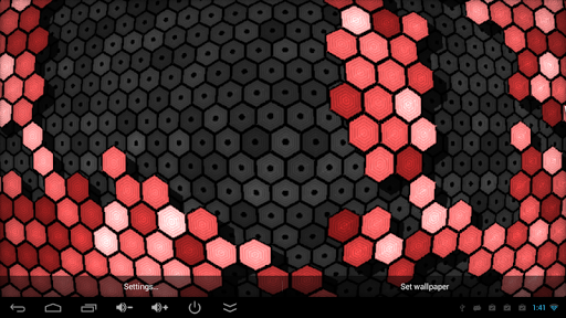 【免費個人化App】HexGrid Live Wallpaper-APP點子