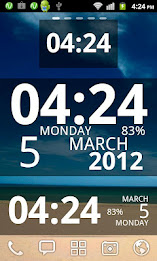 Digi Clock Widget by ZEE LABS poster 1