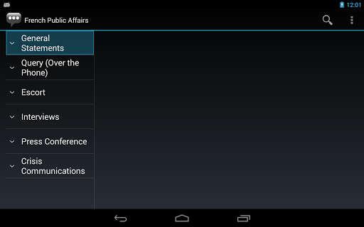 【免費通訊App】French Public Affairs Phrases-APP點子