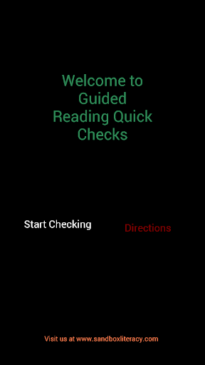 Guided Reading Quick Check