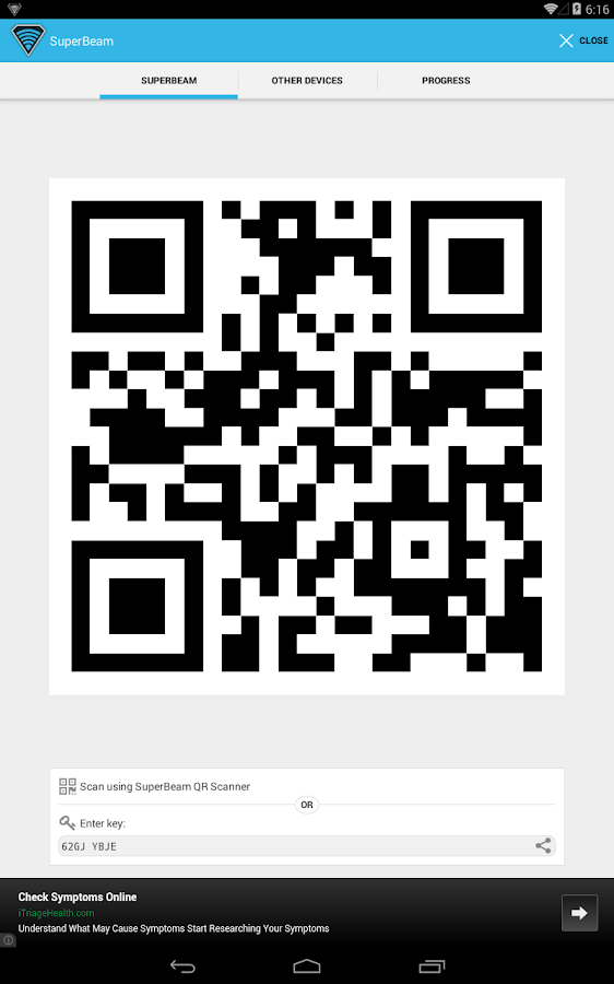 SuperBeam | WiFi Direct Share - screenshot