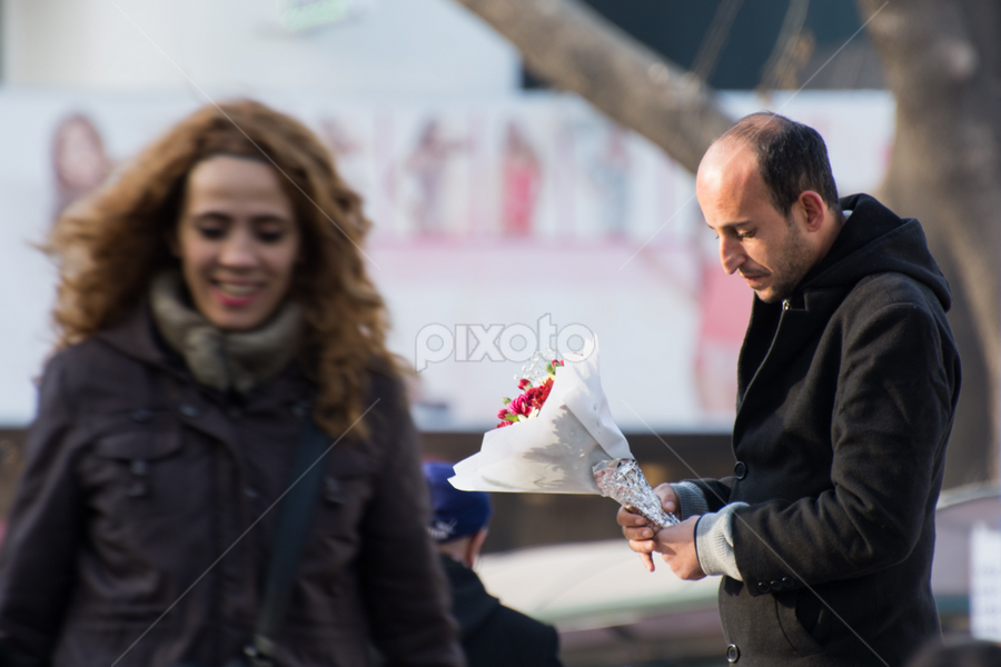 Independent woman by Radu Kemal - City,  Street & Park Street Scenes