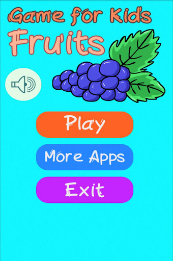 Game for Kids - Fruits