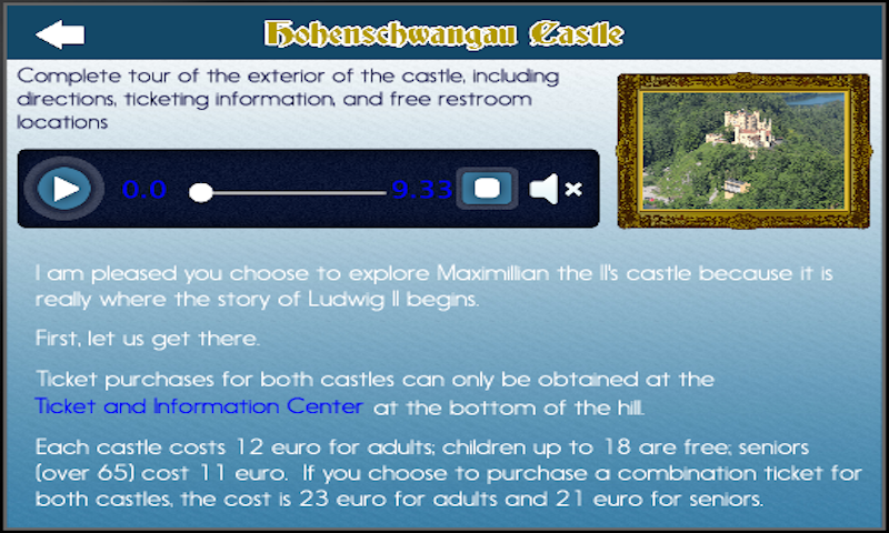 Acoustic Bavaria: Castles Screen 2