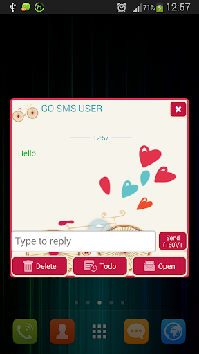 GO SMS Proの自転車