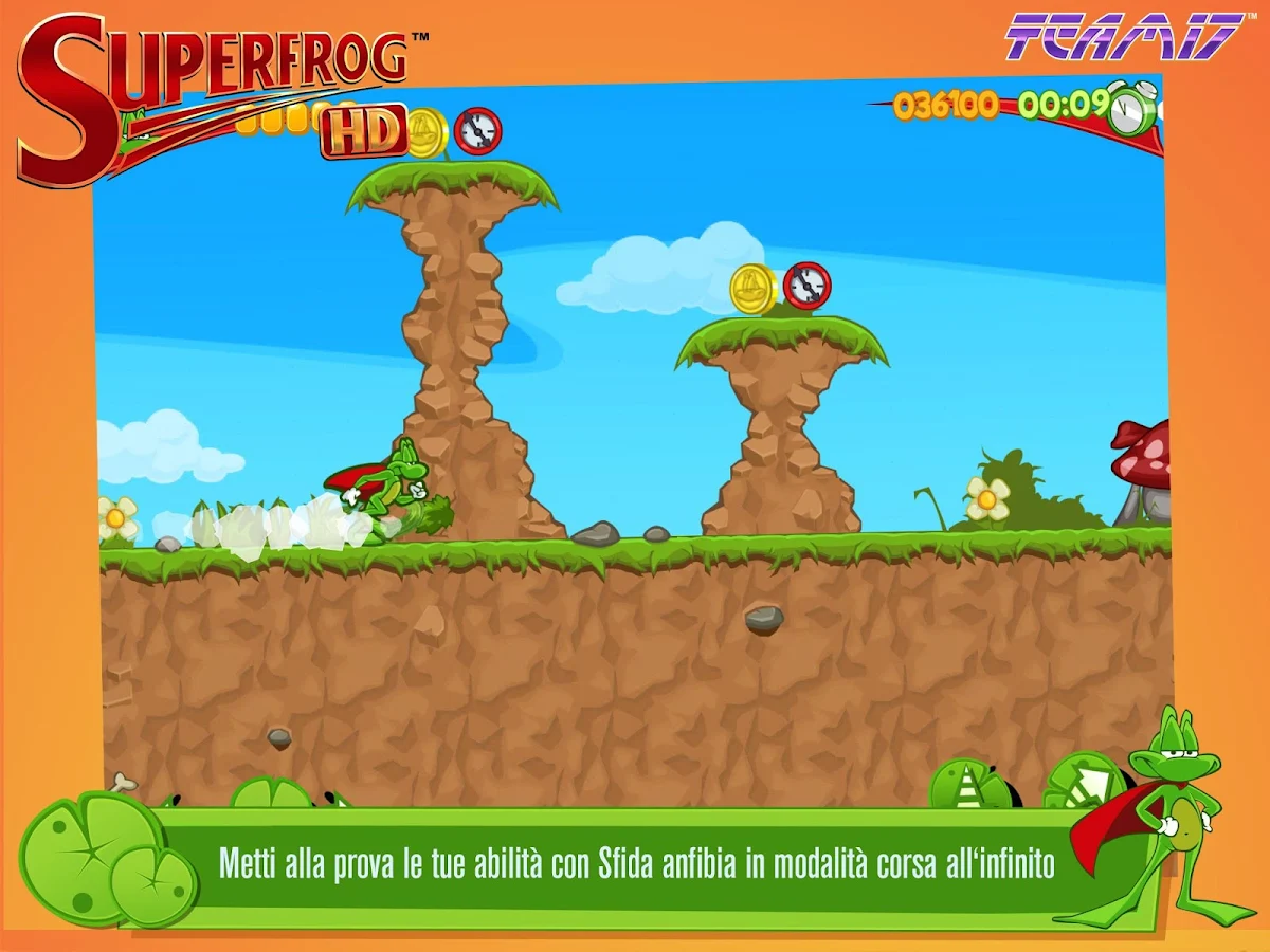  Superfrog HD arriva finalmente anche su Android!