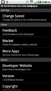 Earth Nova 3D Live Wallpaper Screenshots 2