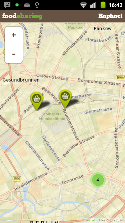 foodsharing Screen 2