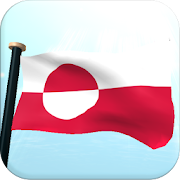 Greenland Flag 3D Wallpaper