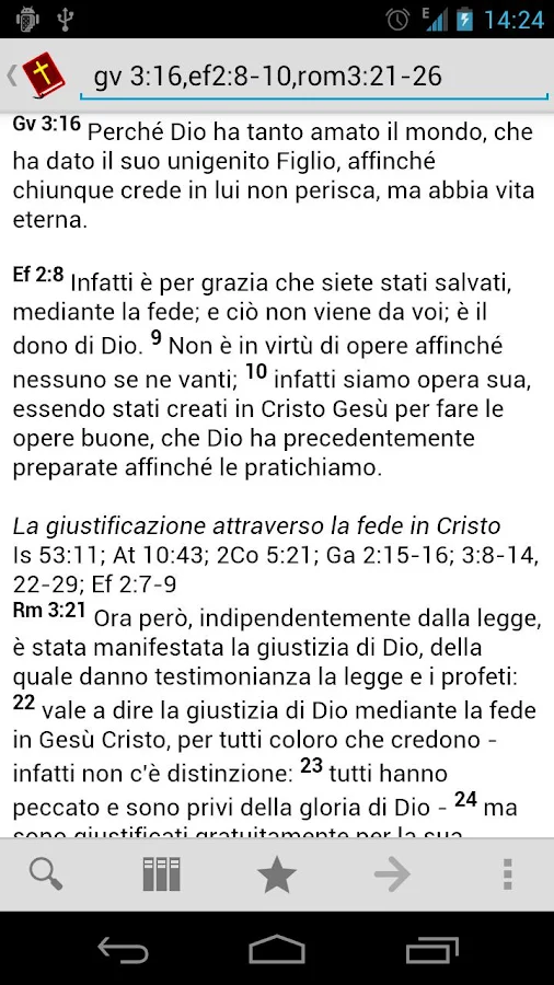 LaParola - la Bibbia italiana - screenshot
