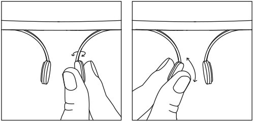 Nosepad adjustments: Twist and angle to match nose shape
