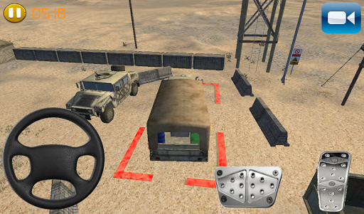 【免費冒險App】Army Truck Parking-APP點子