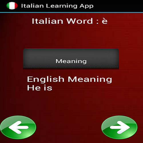 Italian Learning App
