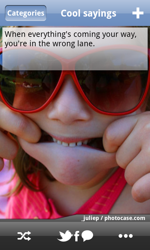 Cool Sayings Premium Screen 3