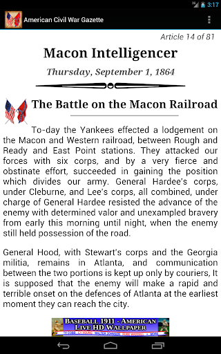 【免費教育App】1864 Sept Am Civil War Gazette-APP點子