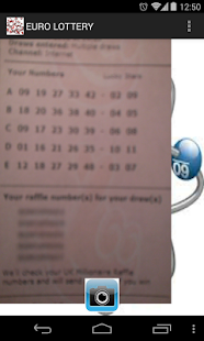 Free Euro Lottery scanner ticket APK for Android