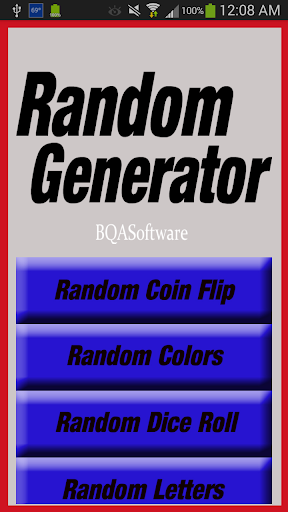 Random Generator