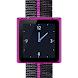Purple Nano Wrist Watch Clock