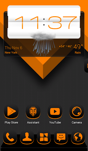 Next Launcher Theme Dafna O 3D