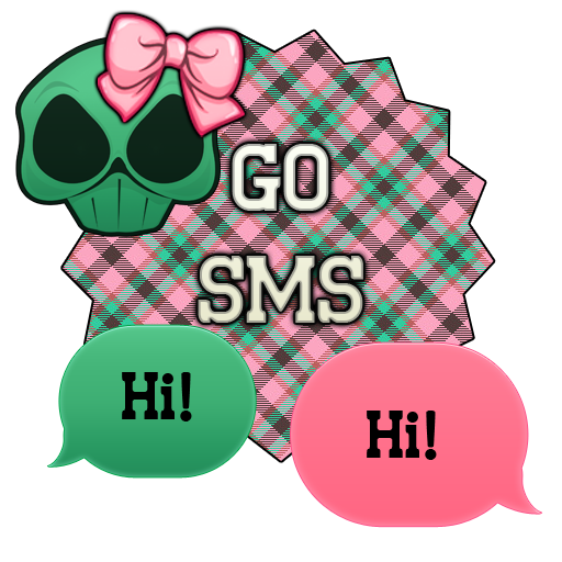 GO SMS - Girly Skulls 6 LOGO-APP點子