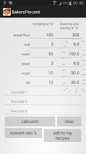 Baker's Percentage Formula Screenshots 4