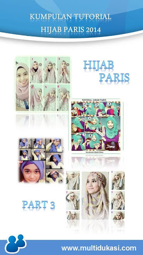 Tutorial Hijab Paris 3