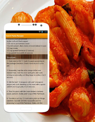 【免費生活App】Quick Pasta Recipes-APP點子