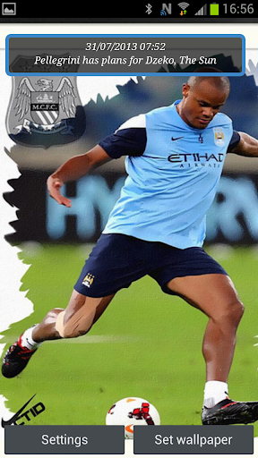 Manchester City Live Wallpaper