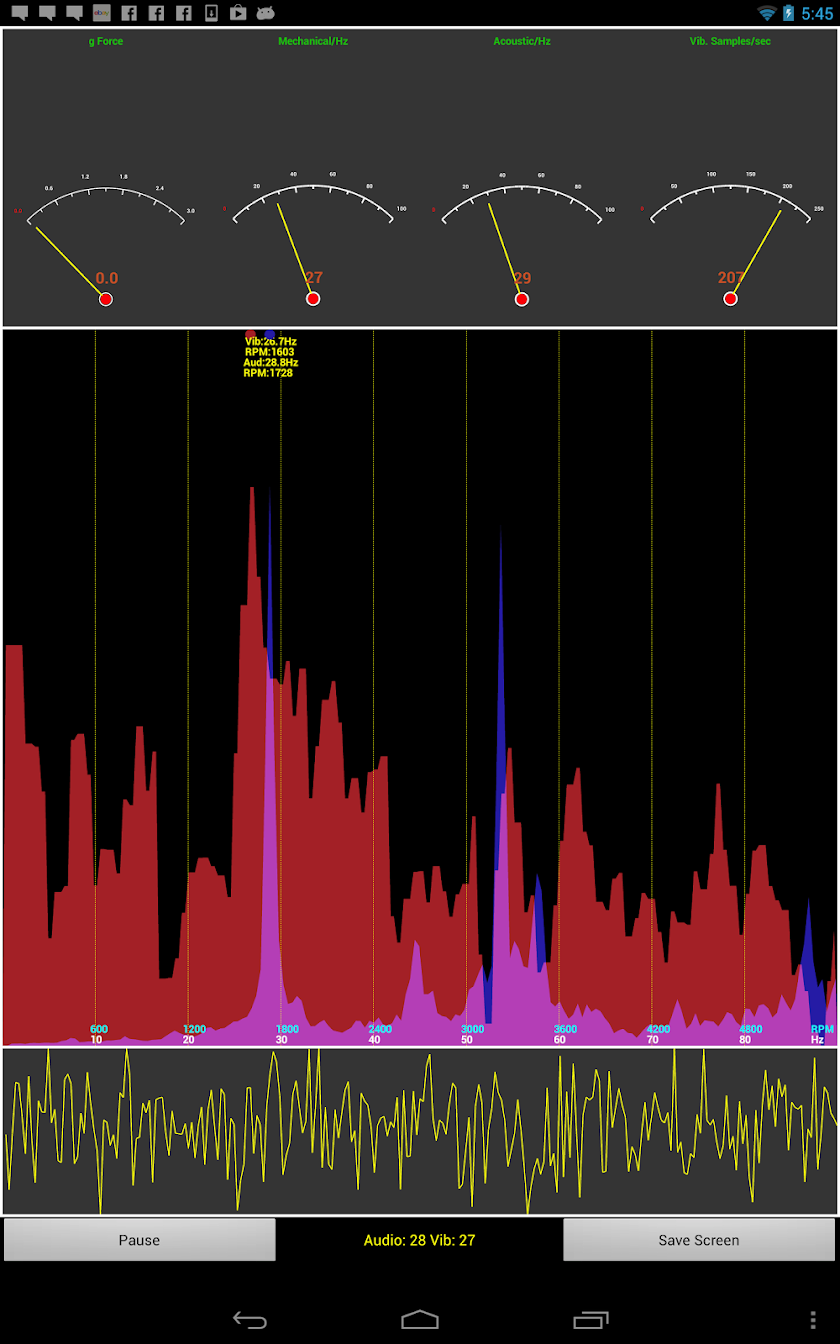 Vibrations! Screen 2