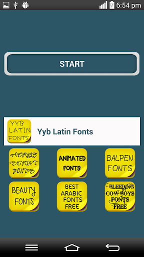 Yyblatin Fonts