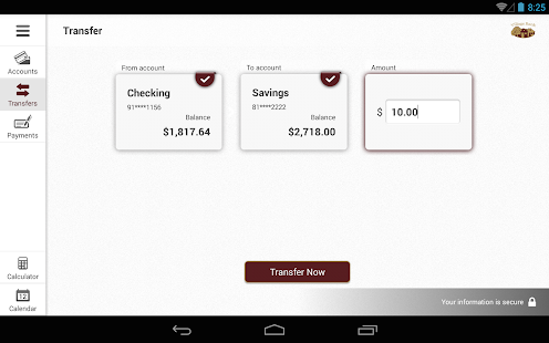 Village Bank Mobile for Tablet Screenshots 3