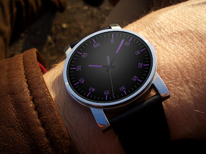 Free Timeless-Purple Watch Face APK for Android