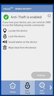 F-Secure Mobile Security - screenshot thumbnail
