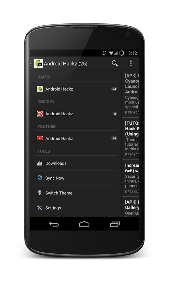 Hacks for Android - screenshot